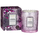 Voluspa Japanese Plum Bloom Scalloped Candle