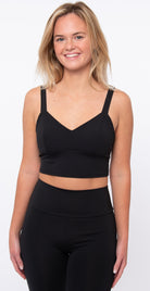 Lanston Sport Renew Longline Bra Black