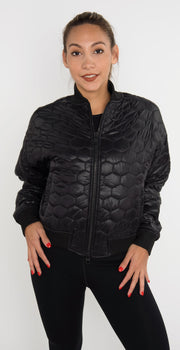Twenty Montr̩al Mcgill Hexagon Short Puff Jacket Black