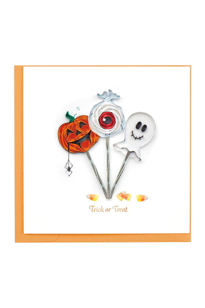 Quilling Card Quilled Trick or Treat Greeting Card