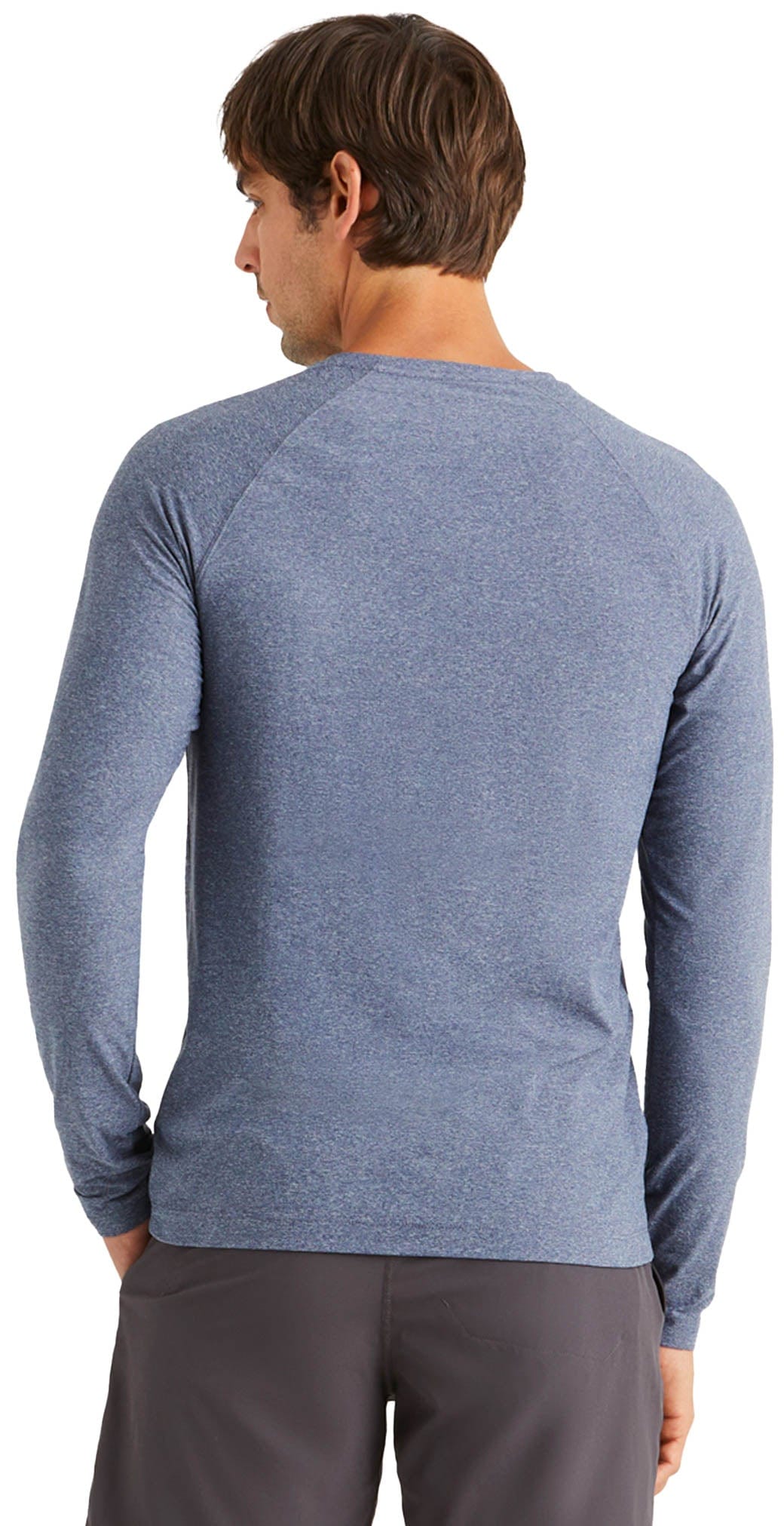 Rhone Reign Long Sleeve Midnight Heather