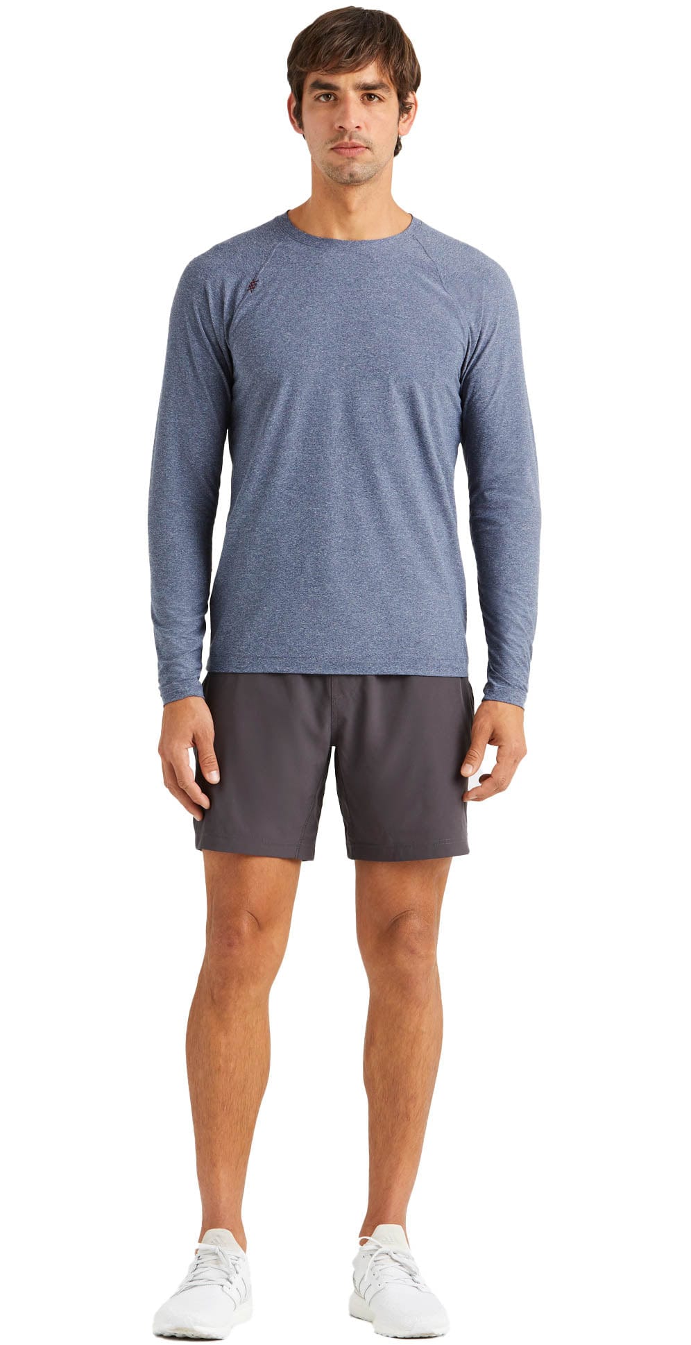 Rhone Reign Long Sleeve Midnight Heather