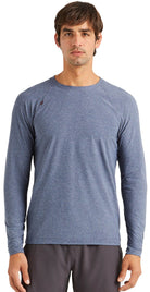 Rhone Reign Long Sleeve Midnight Heather