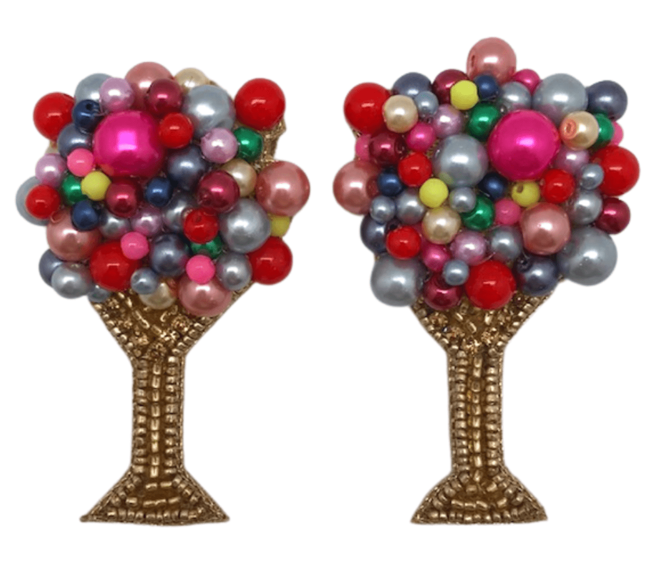 Allie Beads Bright Bubbly Champagne Earrings Bright MultiAllie Beads Bright Bubbly Champagne Earrings - Clearance