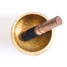 Halfmoon 4" Hand-Hammered Brass Singing Bowl Set