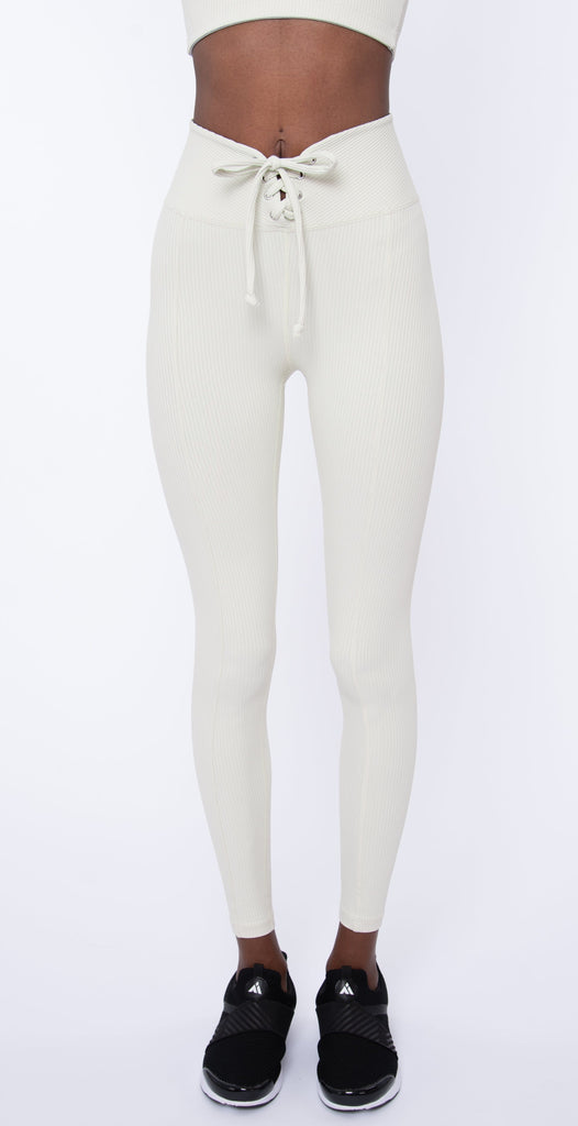 Year of Ours Ribbed Football Legging Bone