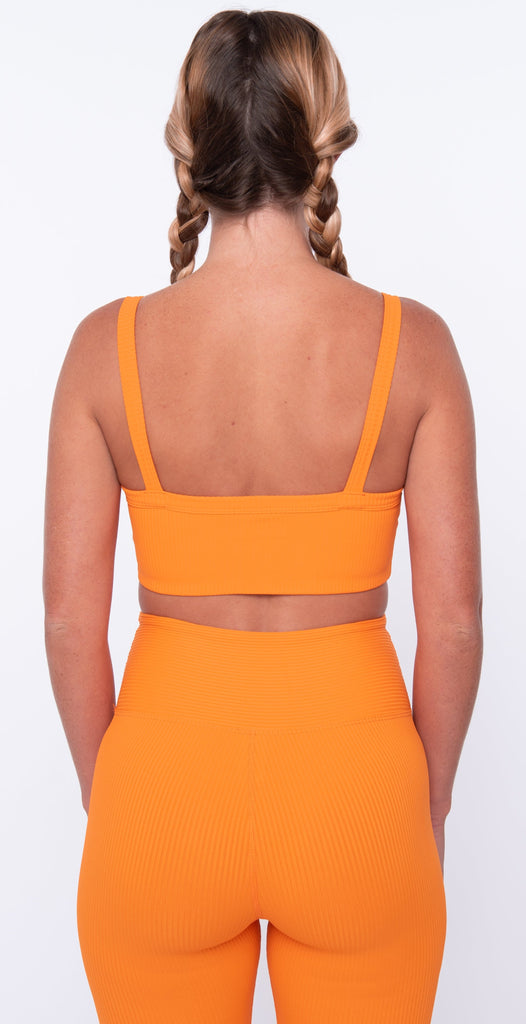 Year of Ours Ribbed Bralette 2.0 Orange