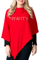 Top It Off Holly Poncho Merry