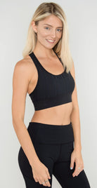 Lorna Jane Down Town Sports Bra Black