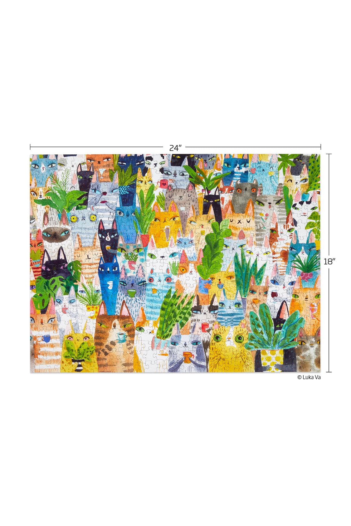 WerkShoppe Puzzle Cat Plant Exchange