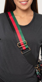 BC Handbags Adjustable Bag Strap Black Red Green